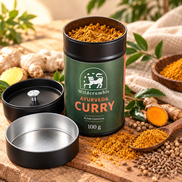 Wildcrumble Ayurveda Curry – Aromatische Gewürzmischung mit Kurkuma & Ingwer | 100 g